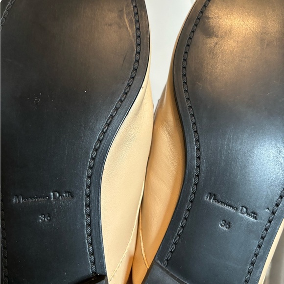 NWT Massimo Dutti beige loafer slip ons - Picture 5 of 7